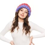 Шапка «A033» вязаная крупной вязки