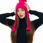 Шапка «A040» вязаная слоучи