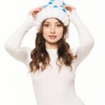 Шапка «A050» вязаная слоучи