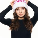 Шапка «A058» вязаная с отворотом