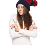 Шапка «A079» вязаная с помпоном