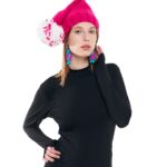 Шапка «A084» вязаная с резинкой