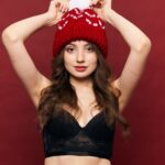 Шапка «A103» вязаная с жаккардовым узором