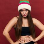 Шапка «A104» вязаная с резинкой