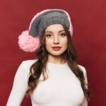 Шапка «A114» вязаная с резинкой