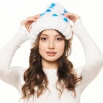 Шапка «A050» вязаная слоучи